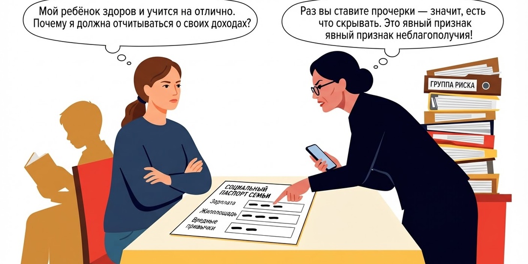 Школа раздала социальные паспорта и потребовала указать з/п и должность. Я отказалась. Классный руководитель: «Вы скрываете неблагополучие»