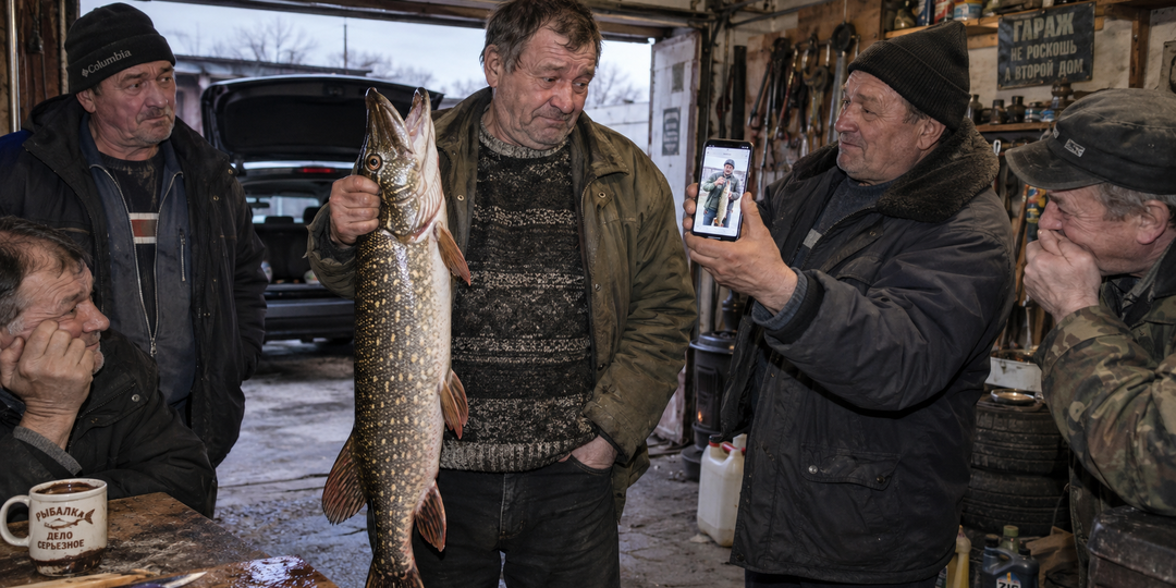 «Поймал “огромную” щуку и собрал весь гараж. Через минуту его разоблачили»