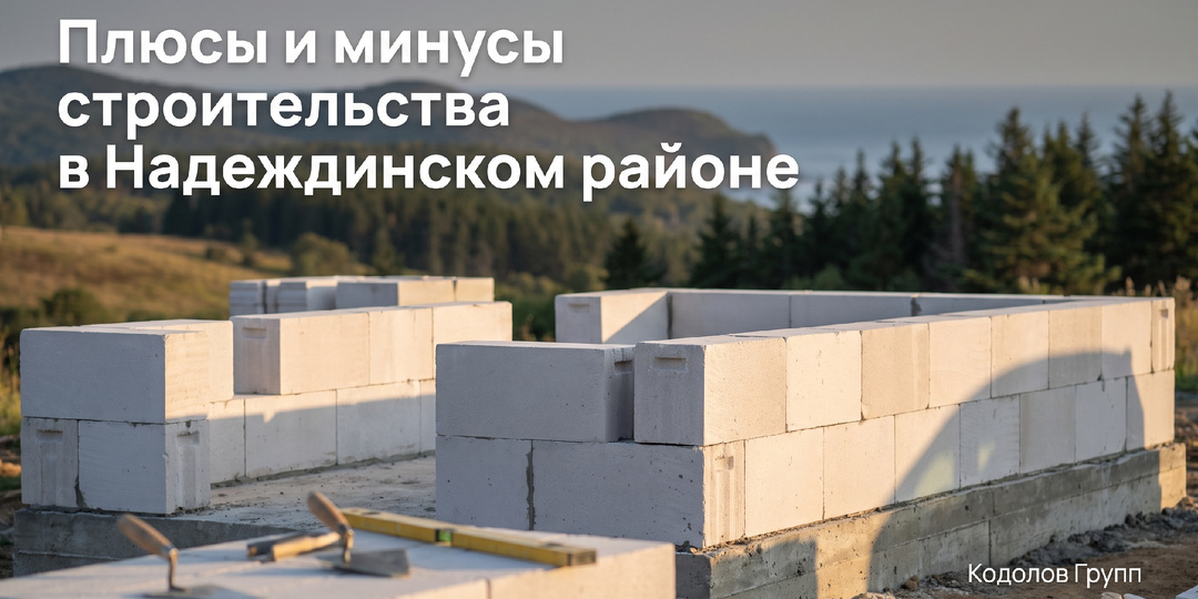 Плюсы и минусы строительства дома в Надеждинском районе
