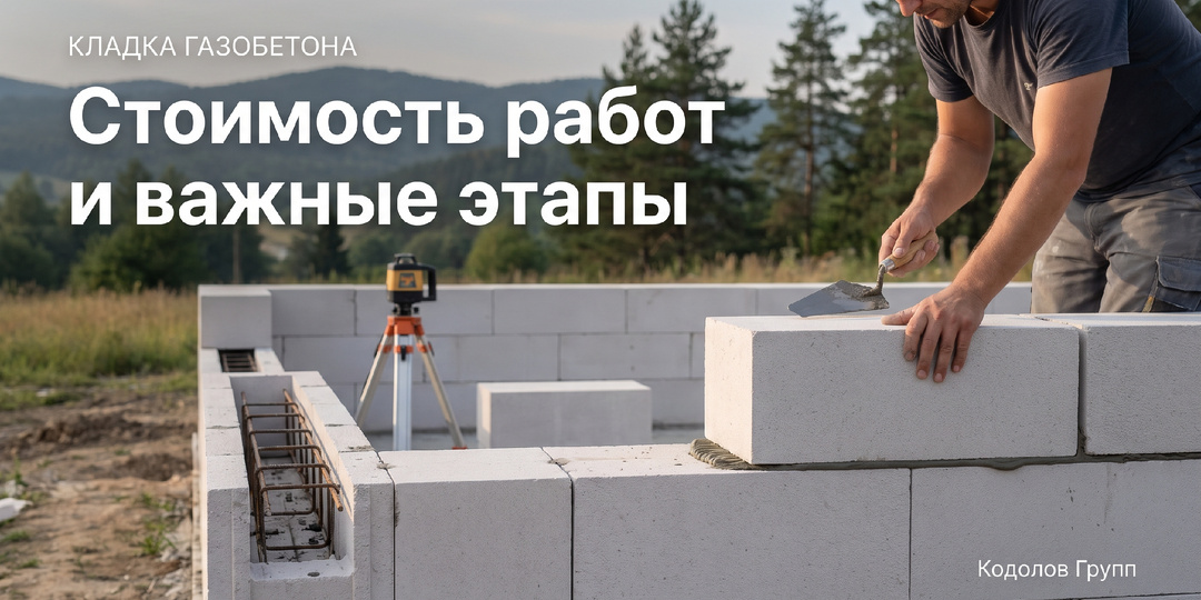 на чем нельзя экономить во время кладки газобетона