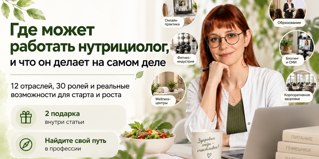 Где может работать нутрициолог, и что он делает на самом деле
