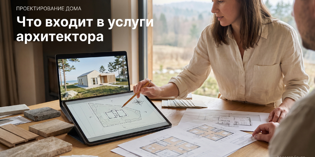 Что входит в услуги архитектора при проектировании частного дома