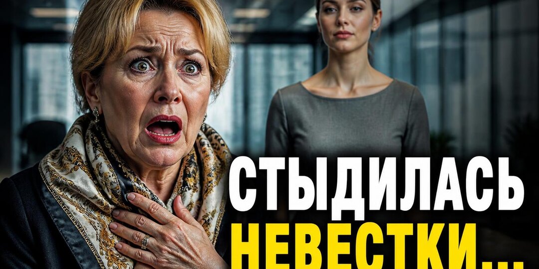 — Такую простую невестку стыдно на люди вывести, — бросила свекровь. Стыдно стало выводить в люди её сына — после скандала в его же офисе.