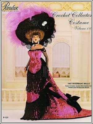 Роскошь Belle Époque: вяжем культовый наряд 1907 года для куклы Барби