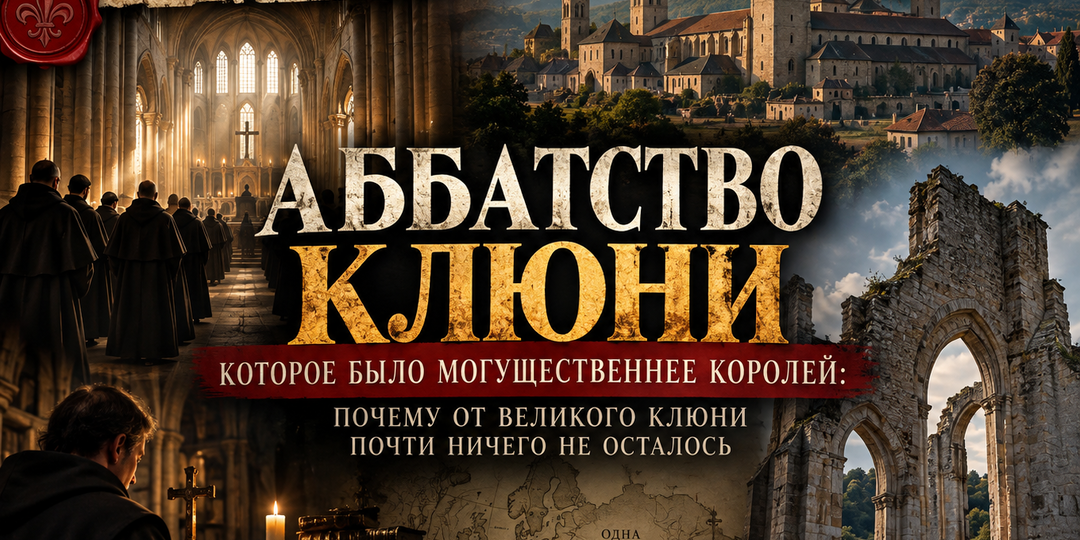«Аббатство, которое было могущественнее королей: почему от великого Клюни почти ничего не осталось»