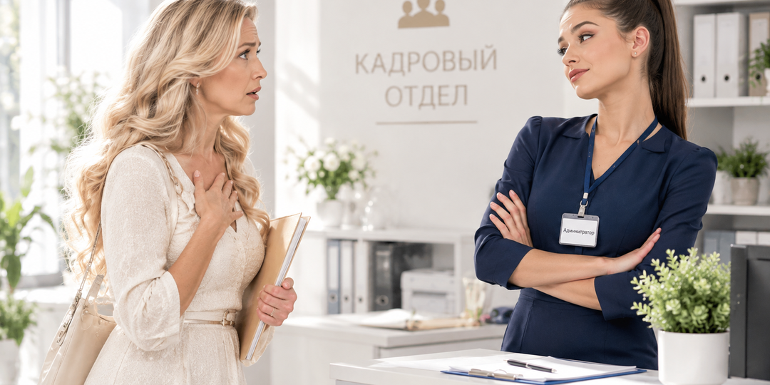 "А зачем вам работа, вам же на пенсию скоро?" - Я впервые в жизни не знала, что ответить