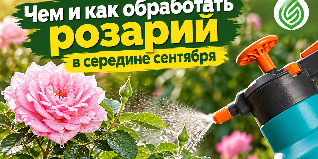Чем и как обработать розарий в середине сентября