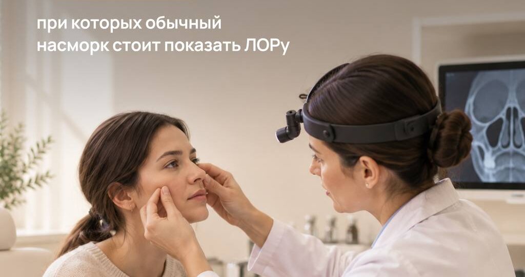 Насморк затянулся? 5 признаков, что пора показать его ЛОРу