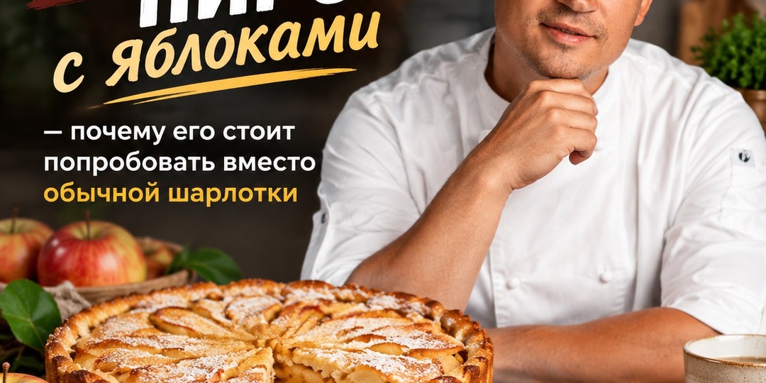 Цветаевский пирог с яблоками: почему его стоит попробовать вместо обычной шарлотки
