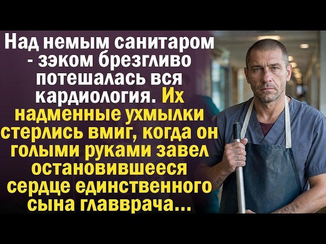 «Он не говорит, но действует»: Над немым санитаром смеялась вся кардиология. Но именно он голыми руками спас жизнь сыну главврача