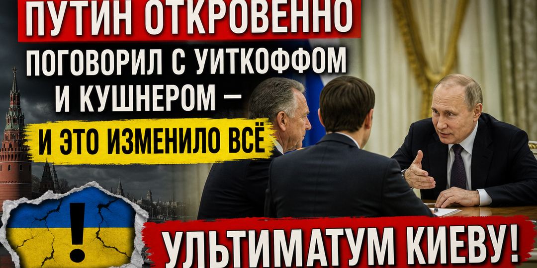 Именно этот разговор Путина с Уиткоффом и Кушнером всё решил