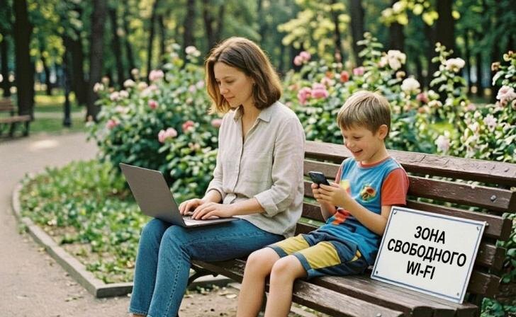 Курская мэрия отказалась платить подрядчику за установку точек Wi-Fi в скверах