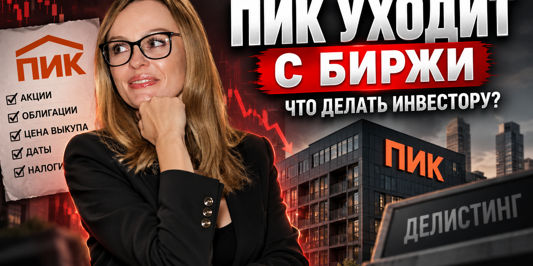 🚨 ПИК уходит с биржи: что теперь будет с акциями и облигациями инвесторов