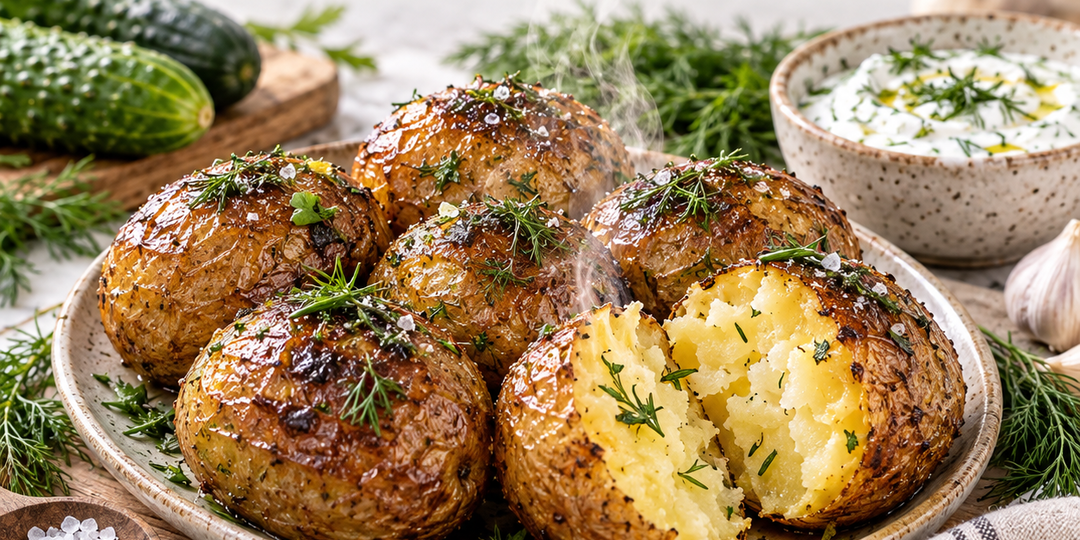 Картофель "из-под золы" в аэрогриле: как из костра, только быстрее и вкуснее