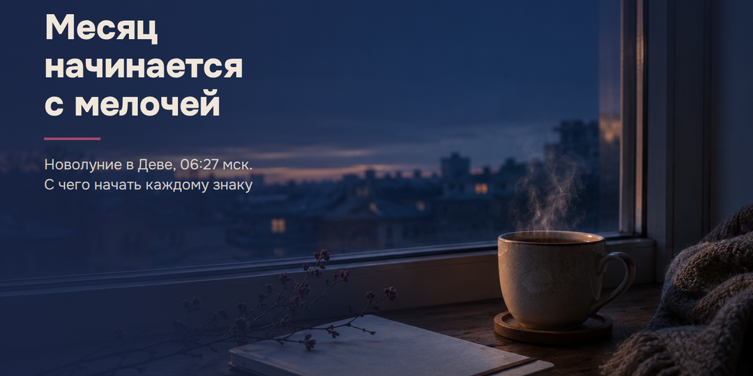 Новолуние 11 сентября в Деве: с чего начать каждому знаку, чтобы не бросить через три дня