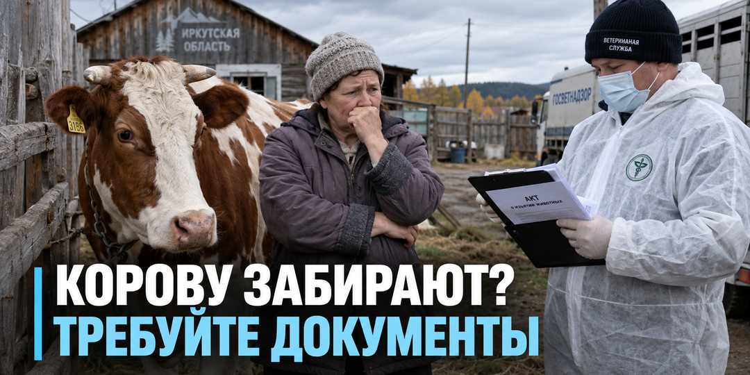 Скот изымают из-за узелкового дерматита: какие документы должны быть у владельца и как проверить компенсацию