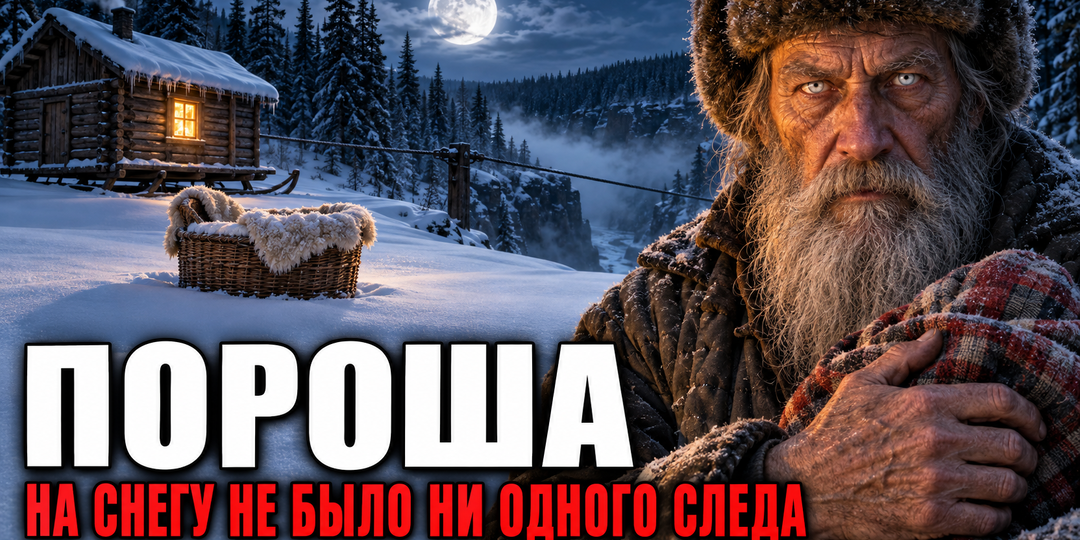 ПОРОША | Корзина на просеке за двести километров от жилья | Таёжные Истории