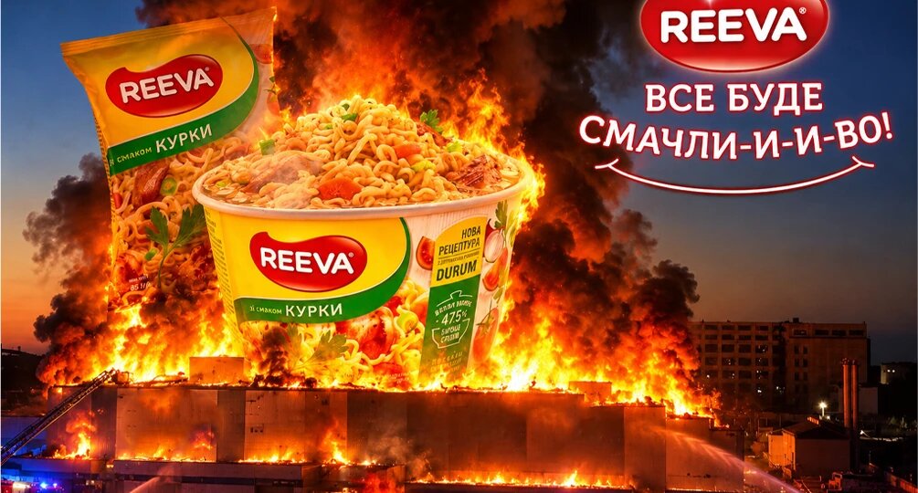 «Отказались есть «Роллтон» - будете совсем без еды»: под Киевом уничтожена «дерусифицированная» фабрика лапши Reeva