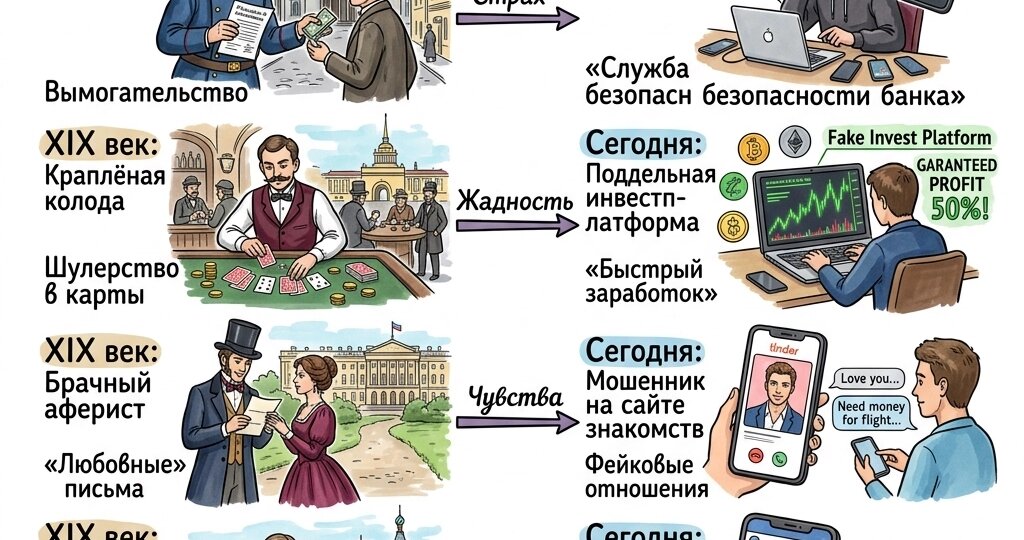 Фальшивый чиновник, краплёная колода и выгодный жених: как обманывали в Петербурге XIX века
