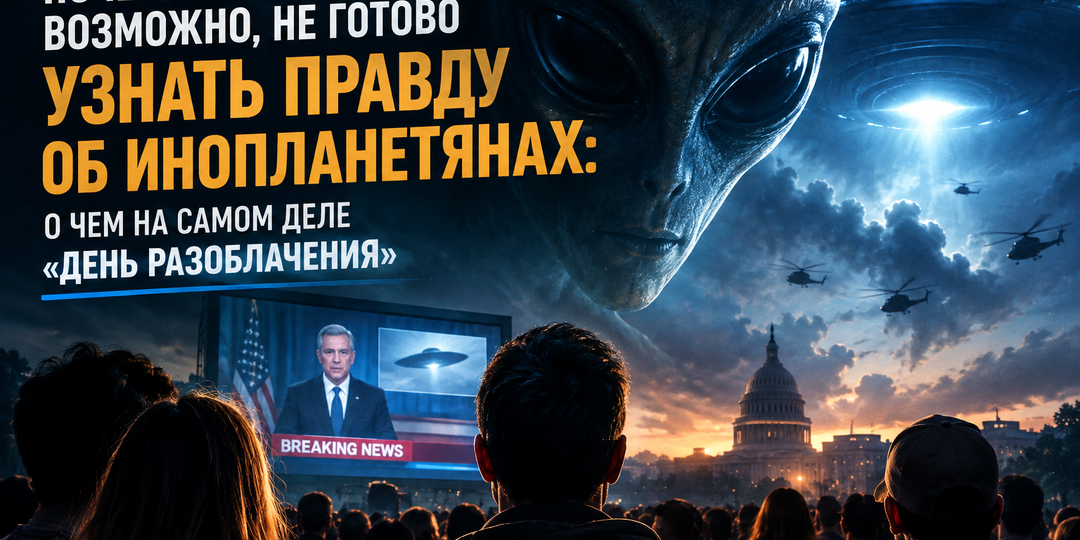 Почему человечество, возможно, не готово узнать правду об инопланетянах: о чем на самом деле «День разоблачения»