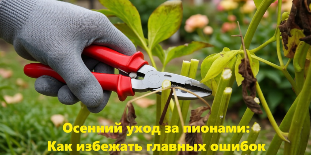Осенний уход за пионами: Как избежать главных ошибок