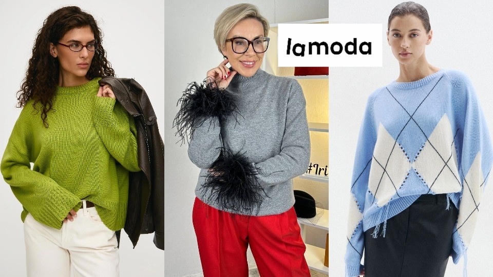 Подборка стильных свитеров, джемперов и кардиганов с Lamoda