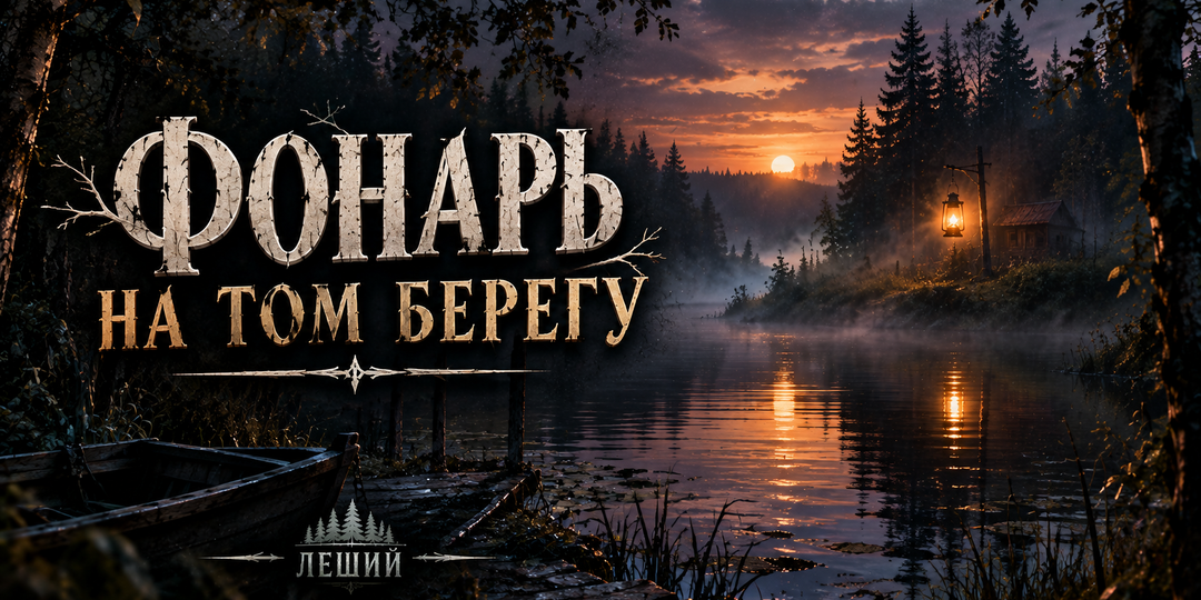 Фонарь на том берегу.