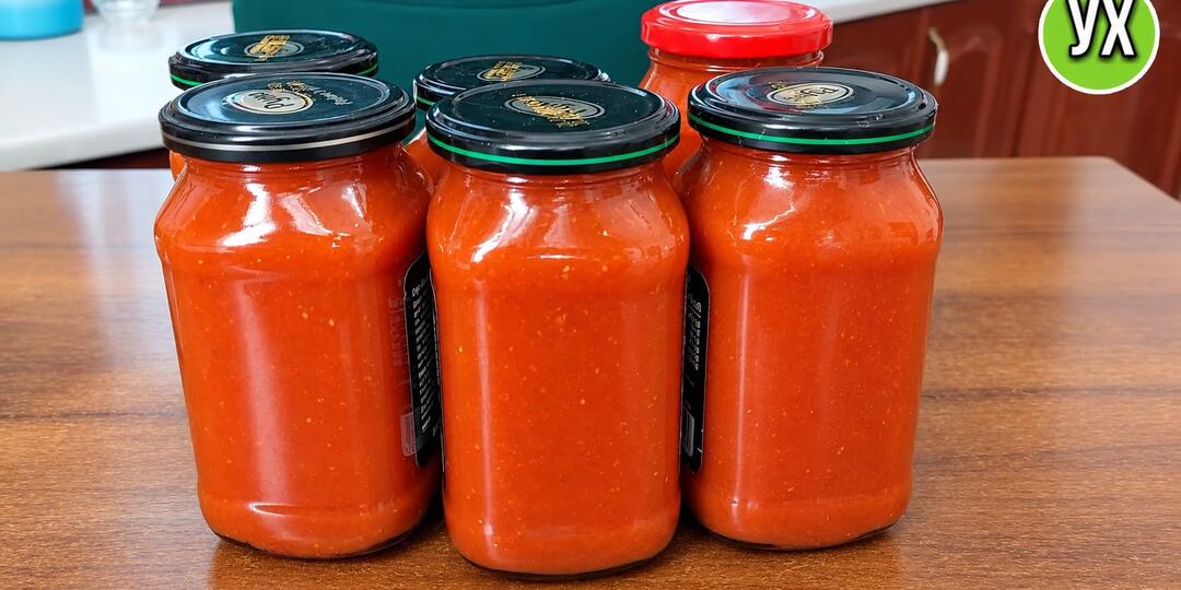 Повторяю каждый год - Томатный соус с яблоками на зиму!