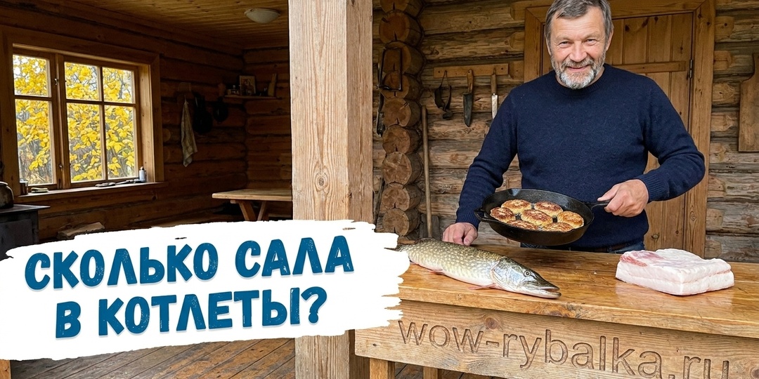 «Не резина и не сухарь»: сколько сала на самом деле нужно класть в котлеты из осенней щуки