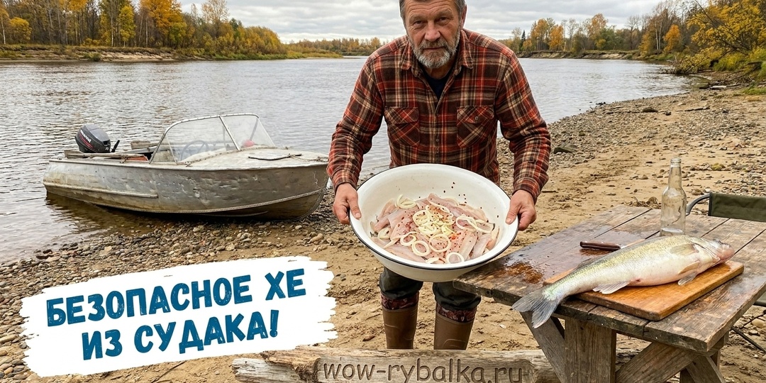«Вы что, глистов не боитесь?»: как на самом деле сделать безопасное хе из свежего судака прямо на реке