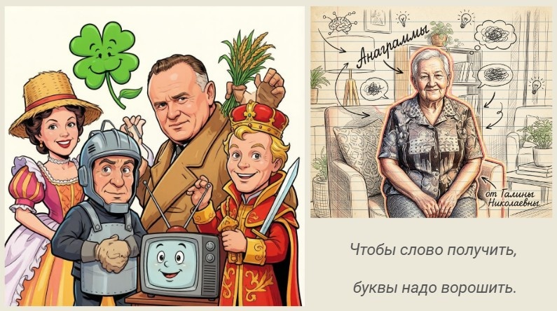 Анаграммы. Часть слова ЛЕВ. 12.09.2926
