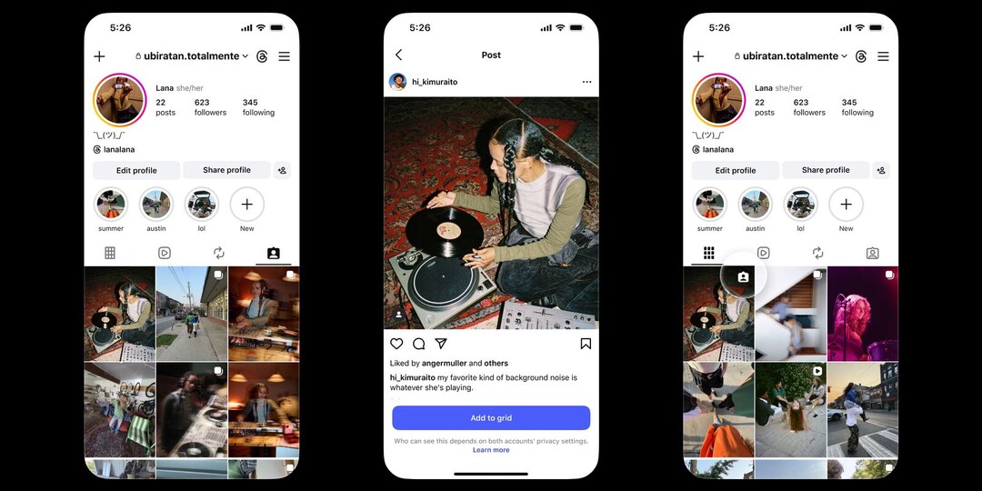 Instagram* добавила возможность закреплять отмеченные посты в основном профиле