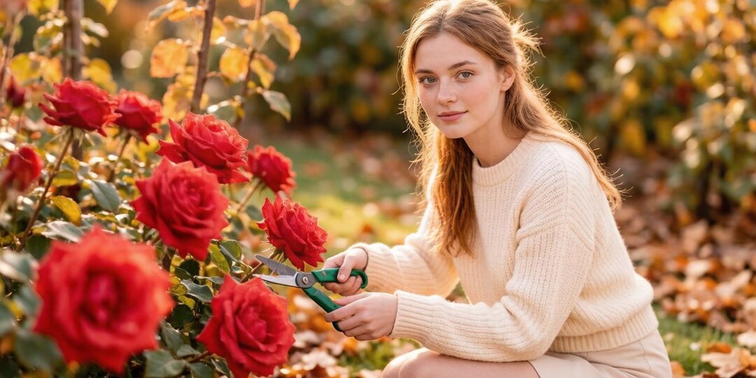 Когда обрезать розы осенью 🌹🍂