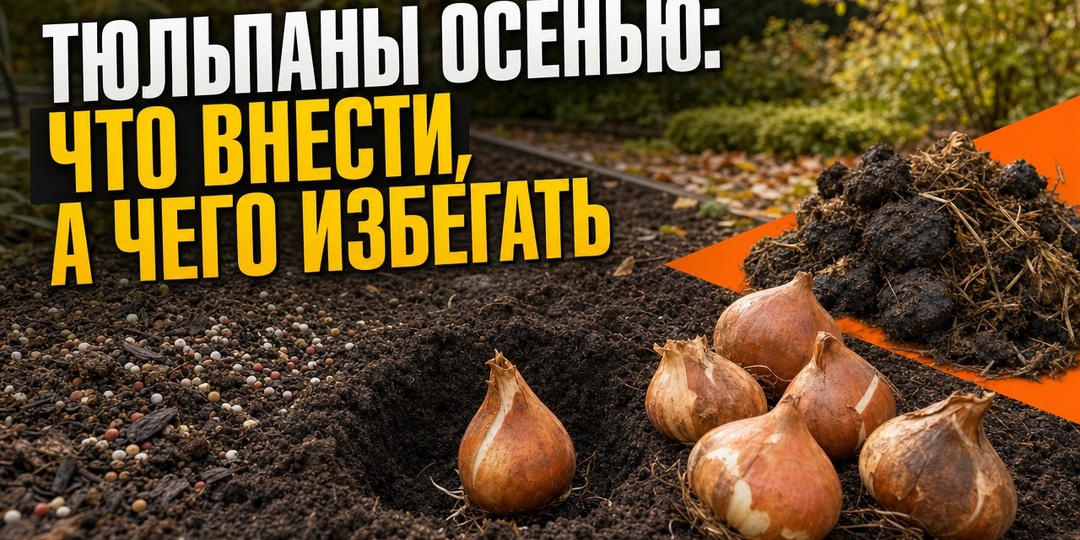 Удобрения при посадке тюльпанов осенью: что внести в почву и чего избегать