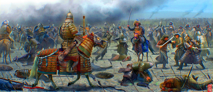 И половцы придя узрели, не умер Мономахов дух