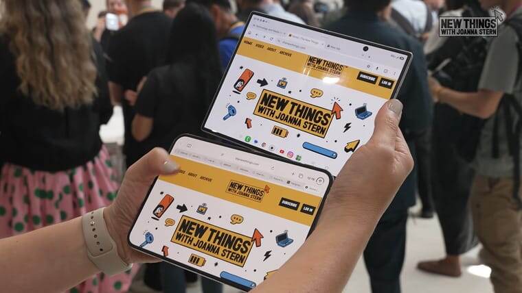 Джоанна Стерн сравнила заметность складки iPhone Duo и Galaxy Z Fold8
