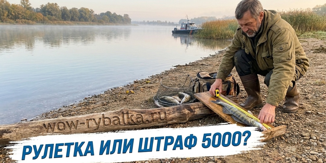 «Рулетка в кармане или штраф на 5000 рублей»: за какую рыбу в Подмосковье инспектор оформит протокол на месте