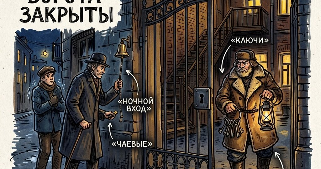 Человек с метлой и свистком: почему петербургского дворника боялись не меньше полицейского