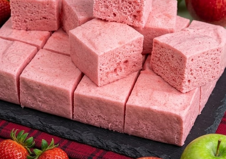 🍓 Клубничный десерт без сахара, муки и выпечки: всего 2 ингредиента, а вкус — как у облака!