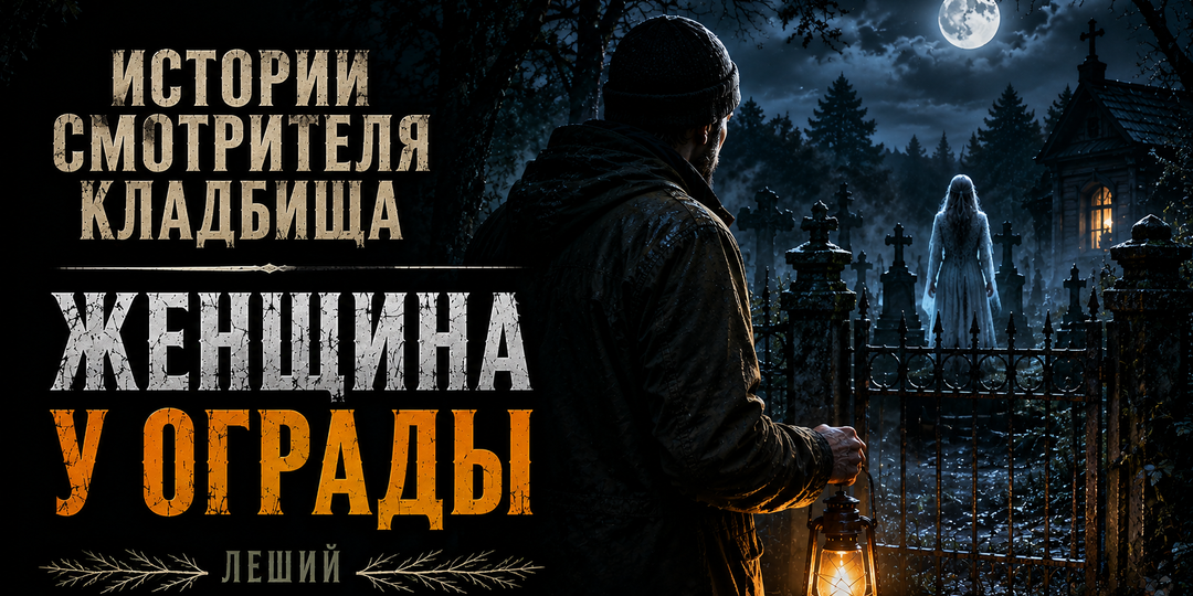 Истории смотрителя кладбища — Женщина у ограды.