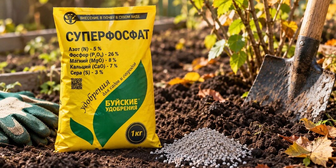 Суперфосфат осенью: две ошибки, из-за которых фосфор превращается в камень и не работает