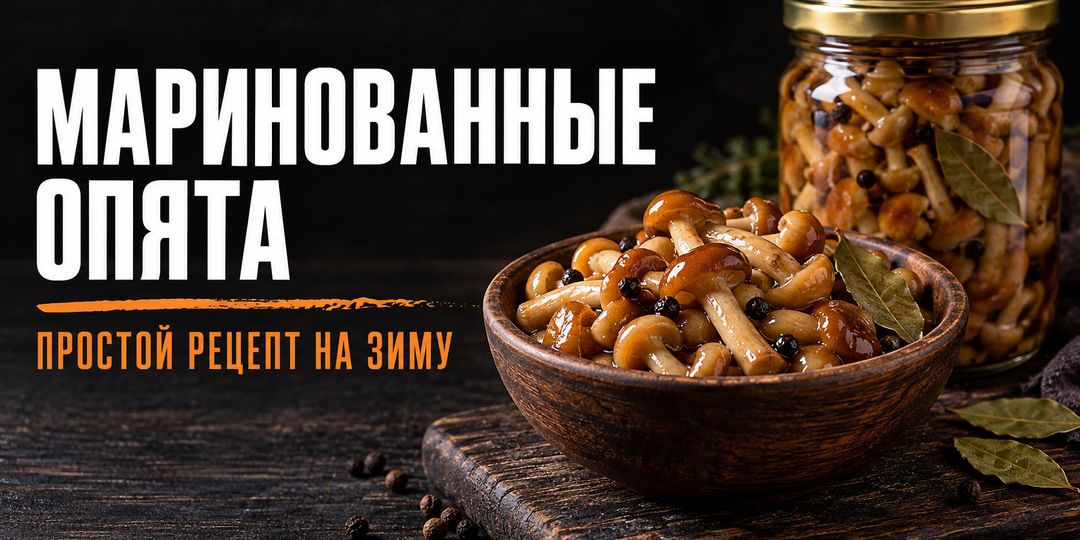 Маринованные опята на зиму — простой домашний рецепт