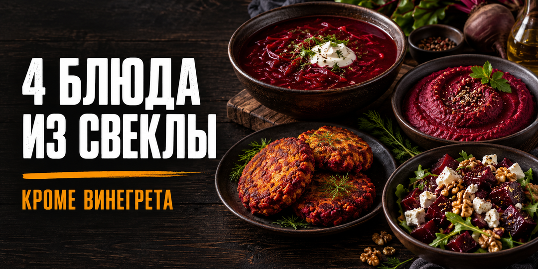 Свекла нового урожая — 4 блюда кроме винегрета