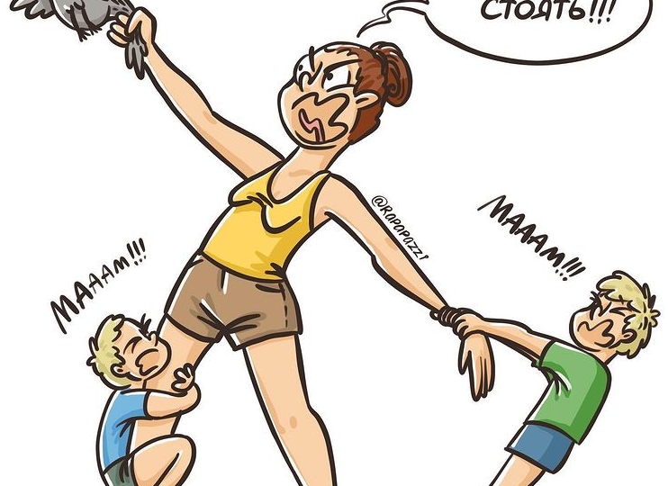 Комиксотерапия для уставших родителей: как Мария Живова превращает семейные будни в юмор