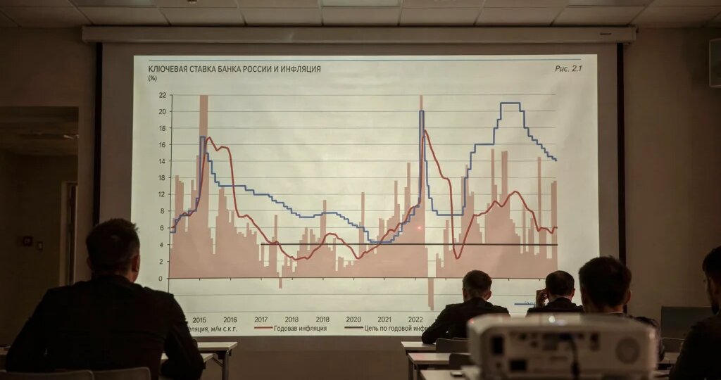 Средняя ключевая ставка в 2027 году останется двузначно