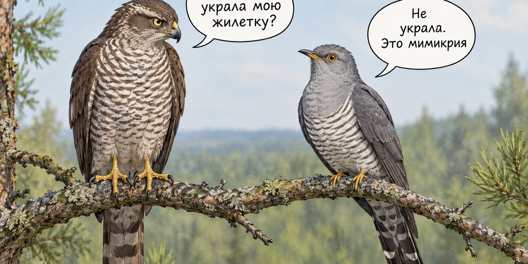 Почему птицы бывают ястребиными, даже если они не ястребы