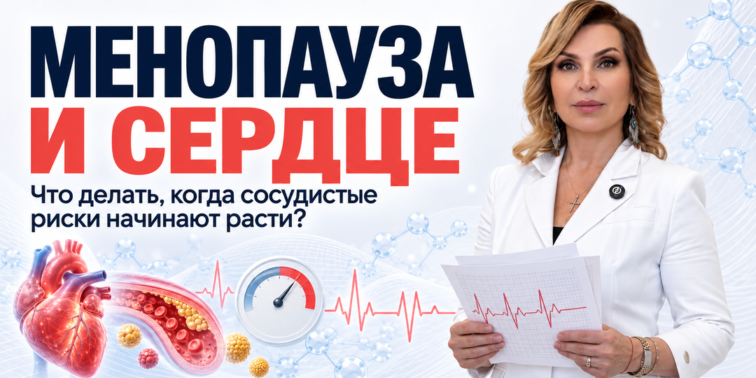 Менопауза и сердце: когда сосудистые риски начинают расти и как это остановить