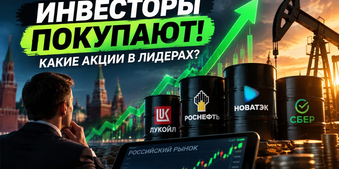 Инвесторы снова покупают акции РФ: почему Лукойл, Роснефть и Сбер стали главными ставками недели