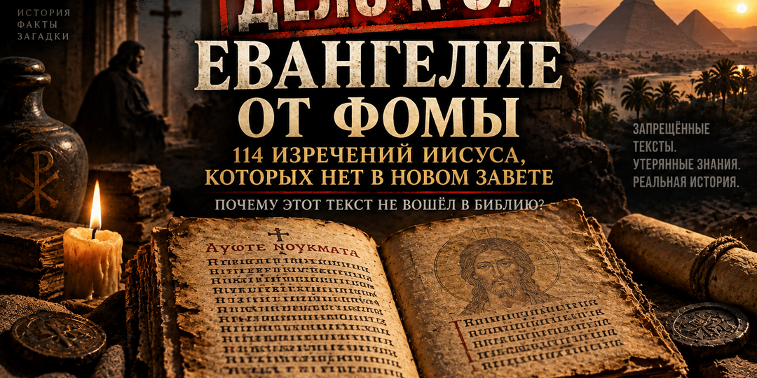 Евангелие от Фомы: 114 изречений Иисуса, которых нет в Новом Завете