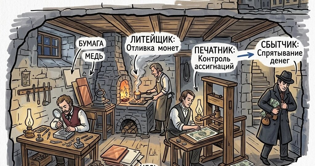 Эпидемия «чёрной канители»: действительно ли фальшивомонетчики завалили Петербург поддельными монетами
